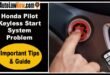 Honda Pilot Keyless Start System Problem [Quick Fix]